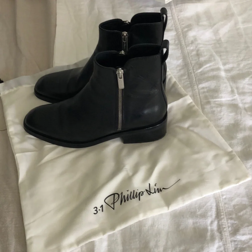 Phillip Lim Alexa Ankle Boot. Size 9.5. Black. - Picture 1 of 9